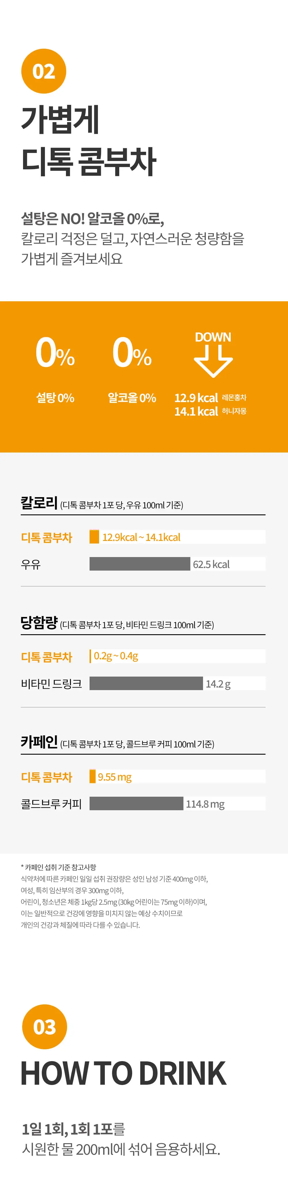 [20억 유산균] 그린몬스터 디톡 콤부차 10T 2종 택1(허니자몽/레몬홍차) 상세페이지 8